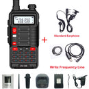 宝锋对讲机UV 10R V2 双向CB无线电发射器 远距离UV-10R 128信道VHF UHF 136-174Mhz 400-520Mhz 双频