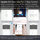 Moes ZigBee Wall Touch Smart Light Switch With Neutral/No Neutral,No Capacitor Needed Smart Life/Tuya Works with Alexa,Google