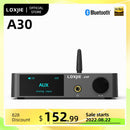 LOXJIE A30 台式立体声功率放大器和耳机放大器，支持APTX 蓝牙5.0 ESS DAC芯片，带遥控器