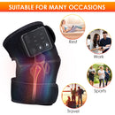 Electric Heating Knee Massager Far Infrared Joint Physiotherapy Elbow Knee Pad Vibration Massage Pain Relief Health Care