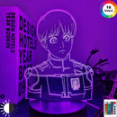 Led Light Anime Attack on Titan Armin Arlert for Bedroom Decor Night Light Kids Birthday Gift Manga Shingeki No Kyojin 3d Lamp