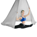 Elastic 5 Meters 2017 Aerial Yoga Hammock Flying Swing Latest Multifunction Anti-gravity Yoga Belts for yoga training Yoga belt