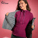Sportswear Woman'S Sports Jacket Women'S Matte Brushed Full Zip Up Hoodie Coats Outerwear Hooded Workout Sports Jackets Pockets