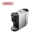 HiBREW咖啡机 4合1 多功能胶囊意式浓缩咖啡机 Dolce Gusto & Nespresso & ESE Pod & 咖啡粉 兼容 不锈钢外观 H3