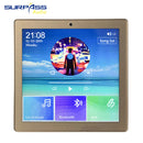 Smart Home Audio 4 Channel Wireless Bluetooth In Wall Amplifier Touch Screen,Flush-mounted Radio,USB TF Card Power for Speaker