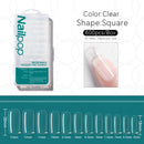 Nailpop 600pcs PRO Fake Nails Semi-Matte Almond Coffin Full/Half Acrylic Square False Nail Tips for Extension Tip Manicure tool