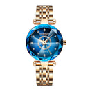 Seno Ocean Star钢带女士腕表时尚水晶女式石英Relogio Feminino女款Montre Reloj Mujer Zegarek Damski