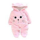 LZH Baby Winter Clothes For Newborn Baby Girl Boy Overall Winter Romper For Baby Jumpsuit Kids Christma Costumes Infant Clothing