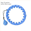 2022 New Sport Hoops Yoga Fitness Home Fitness Hoop  Adjustable Not Drop Waist Training Ring Belly Trainer Abdominal Weight loss