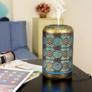 Metal Aromatherapy Machines 260ml Essential Oils Diffuser Air Humidifier 7 Colors Night Light Auto Shut Off Timer Office Bedroom