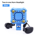 WEST BIKING 140dB Bike Bell 4 Lamp Cycling Light 1200mAh Electric Horn Waterproof USB Charging Doorbell Loud Alarm Bicycle Bell