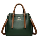 Genuine Large Capacity Casual Tote Bag Leather Shoulder Crossbody Bags for Women 2022 Simple Female Shopper Bag Designer Handbag