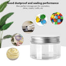 20pcs 30/50/60/80/100/120/150ml Empty Plastic Clear Cosmetic Jars Makeup Container Clear Jar Face Cream Sample Pot Container