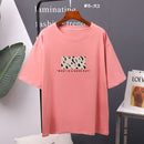 Hirsionsan Leopard Printed T Shirt Women 100% Cotton Oversized Gothic Graphic Female Soft Tops Harajuku Loose Cusual Tees Ladies
