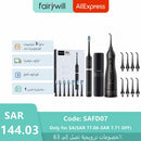 Fairywill电动声波牙刷和冲牙器 USB充电 防水 5种模式 3个刷头 牙刷牙齿清洁器
