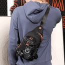 Nylon Men Cross Body Chest Bag Messenger Pack Small Rucksack Knapsack Travel Casual Male One Shoulder Side Bags Sling Backpack