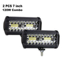 NLpear 12V 24V LED灯条 越野聚泛光组合LED灯条/工作灯 适用于卡车汽车SUV 4WD 4x4 船只 ATV Barra LED前照灯