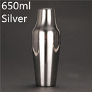 650ml Stainless Steel French Cocktail Shaker Classic and Elegant Bar Cocktail Shaker Bartender Bar Tool
