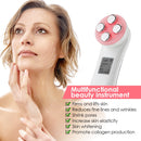EMS Facial Mesotherapy Electroporation RF Radio Frequency LED Photon Face Lifting Tighten Wrinkle Removal Skincare Face Massager