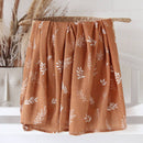 70% Bamboo+30% Cotton Baby Blankets Newborn Bedding Muslin Swaddle Wrap Blanket Infant Quilt Sleeping Blanket
