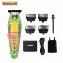 WMARK New NG-202 Transparent Style  Detail Trimmer Professional Rechargeable Clipper 6500 RPM With 1400 Battery