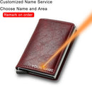 DIENQI Rfid 卡夹 男士钱夹 超薄小款男士真皮钱包 迷你零钱包 女式钱包 短款钱包 男士卡包