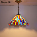 The Cloister Light | Tiffany-Style Stained Glass Pendant Lamp