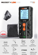 Mileseey laser distance meter electronic roulette laser digital tape rangefinder trena metro laser range finder  measuring tape
