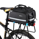 WEST BIKING Waterproof 3 In 1 Expandable Bicycle Trunk Bag Mountain Bike Rear Seat Cargo Carrier Cycling Travel Luggage Pannier
