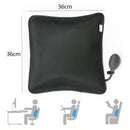 Tcare便携式充气腰部按摩枕 - 缓解背痛的矫形设计 - 男女通用腰部支撑枕