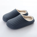 Waterproof Indoor Slippers Women Men Winter Home Floor Shoes Warm Plush Removable Insole Lovers Kitchen Working Slipper SH472