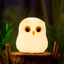 Owl Night Light Remote Control Touch Sensor Dimmable Timer Rechargeable LED Lights Bedside Night Lamp for Children Kids Baby