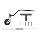 1套碳纤维尾轮组件起落架支架套件，适用于26CC/50CC/100CC汽油发动机固定翼遥控飞机模型