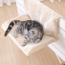 宠物猫动物吊床豪华暖气片床悬挂冬季保暖抓绒篮吊床金属铁架猫咪睡床