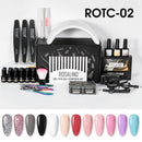 ROSALIND美甲套装 美甲工具套装 甲油胶半永久美甲套装 36W UV LED美甲灯 美甲机 甲油胶套装