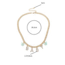 Bohemian Girl Cute Butterfly Rhinestone Letter Necklace Girl Necklace for Women BABY HONEY ANGEL Short Trend New Jewelry Gift