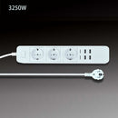 Smart Wifi Power Strip Surge Protector Multiple Sockets 4 USB Port Timer Voice Wirelss Remote Control by Echo Alexa Google Home