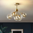 Modern Ceiling Chandelier Nordic Simplicity Copper Hanging lights Bedroom LED Decoration lighting indoor aisle illumination