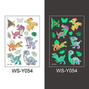 Tattoo Stickers Luminous Child Kid Temporary Fake Tattoos Glow Paste on Face Arm Leg for Children Body Art Mermaid Sticker