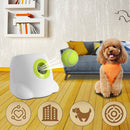 Dog Ball Automatic Tennis Launcher Pet Dogs Chase Toy Mini Tennis Throwing Pinball Machine Fun Interactive