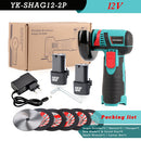 YIKODA 12V Brushless Mini Angle Grinder Cordless Polishing Grinding Machine Diamond Cutting Electric DIY Power Tools