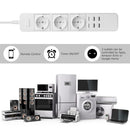 Smart Wifi Power Strip Surge Protector Multiple Sockets 4 USB Port Timer Voice Wirelss Remote Control by Echo Alexa Google Home