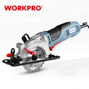 WORKPRO 电动迷你圆锯 710W 多功能电锯 带TCT锯片和金刚石锯片 电动工具