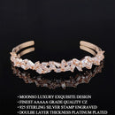 2023 new trendy princess  bangle for women open anniversary gift jewelry wholesale Valentine's Day  S5215