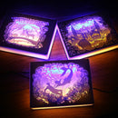 New Novelty Night Light Totoro Paper-cut Atmosphere Lamp 3D Paper Carving Art Decoration Lamp USB Power for Living Room Bedroom