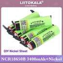 LiitoKala全新原装18650 NCR18650B可充电锂离子电池3.7V 3400mAh电池 DIY镍
