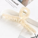 Fashion Leopard Print Hair Claws Geometric Hair Clamp Grab Hair Styling Hair Clips for Women Girls Hairpin Hair Accessories
