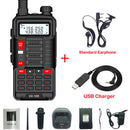 宝锋对讲机UV 10R V2 双向CB无线电发射器 远距离UV-10R 128信道VHF UHF 136-174Mhz 400-520Mhz 双频