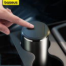 Baseus Alloy Car Trash Can Auto Organizer Storage Bag Car Garbage Bin Ashtray Dust Case Holder Auto Accessories