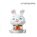 Chinese Lucky Wealth Waving Cat Gold Waving Hand Cat Home Decor Welcome Waving Cat Sculpture Statue Decor Car Ornament